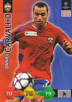 Daniel Carvalho CSKA Moscow 2009/10 Panini Super Strikes CL #68